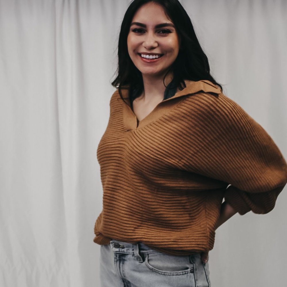 COLLARED SWEATER NWT